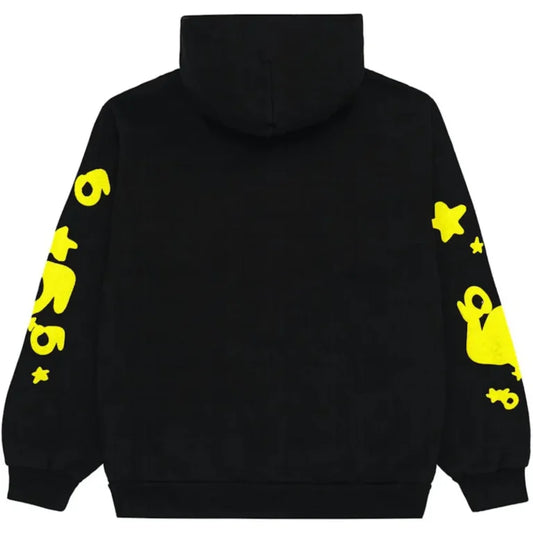 Sp5der Beluga Hoodie Onyx/YellowOnyx