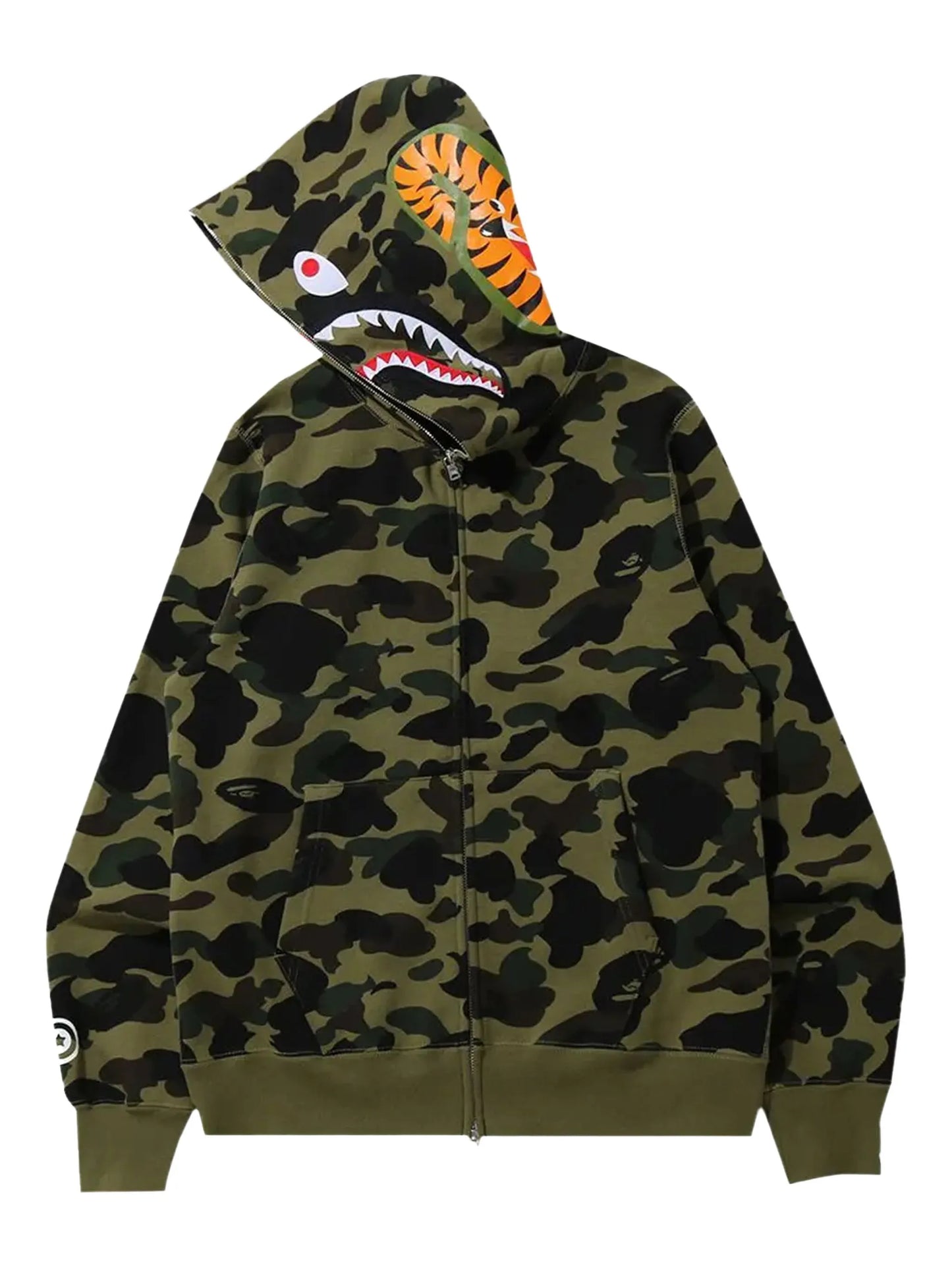 A BATHING APE® camouflage-print hoodie