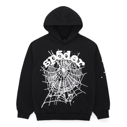 Sp5der OG Web Hoodie Black