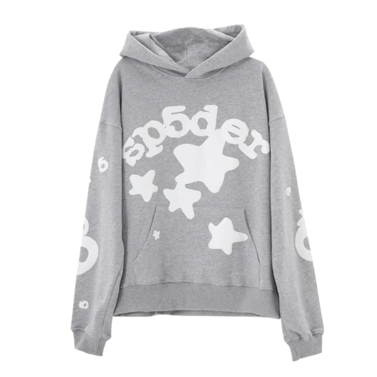 Sp5der Beluga Hoodie Grey